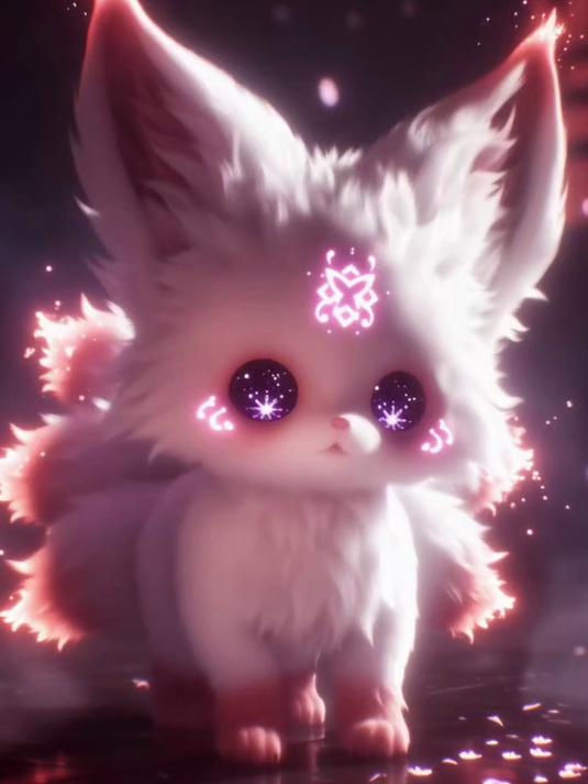 这么可爱的九尾狐,你心动了吗?