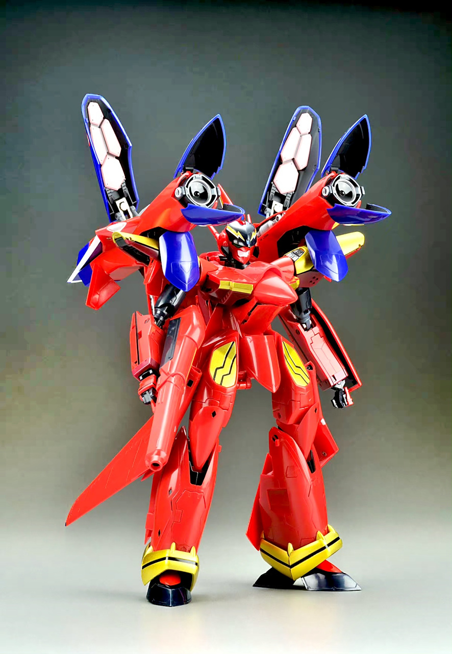 模型欣赏:arcadia 1/60 完全变形 vf-19改 热气巴萨拉机.