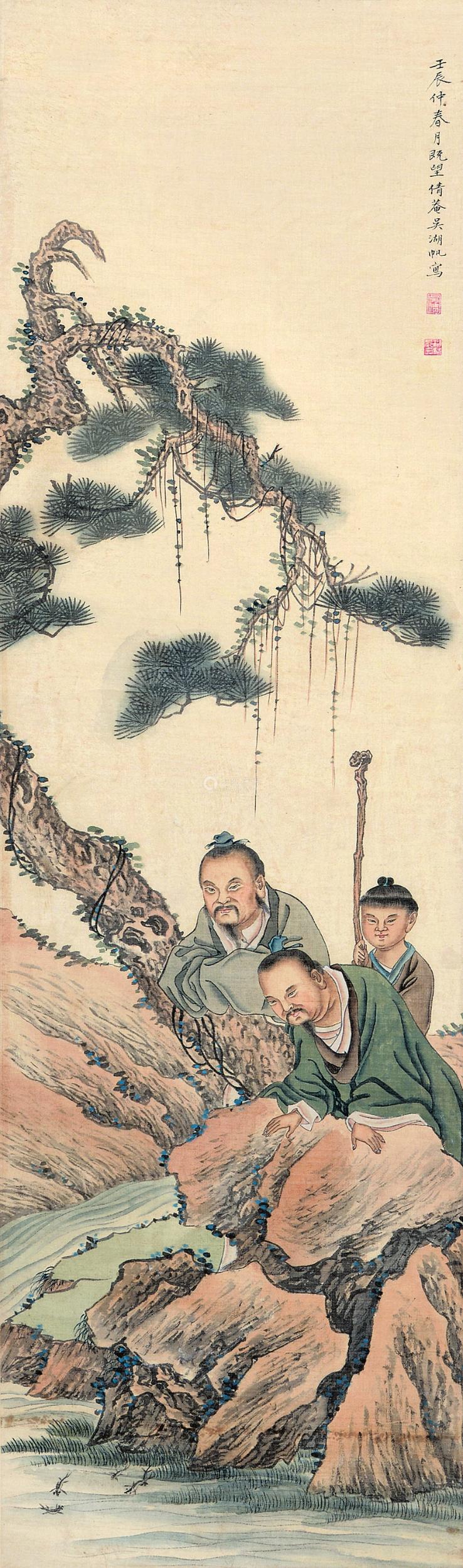 吴湖帆人物画作品欣赏