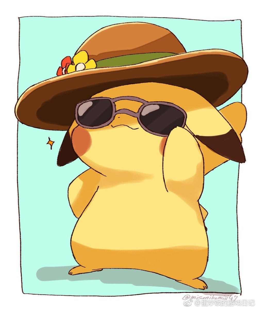 みそ煮画师的皮卡丘插画|作品的皮卡丘显得生动可爱,画面温馨