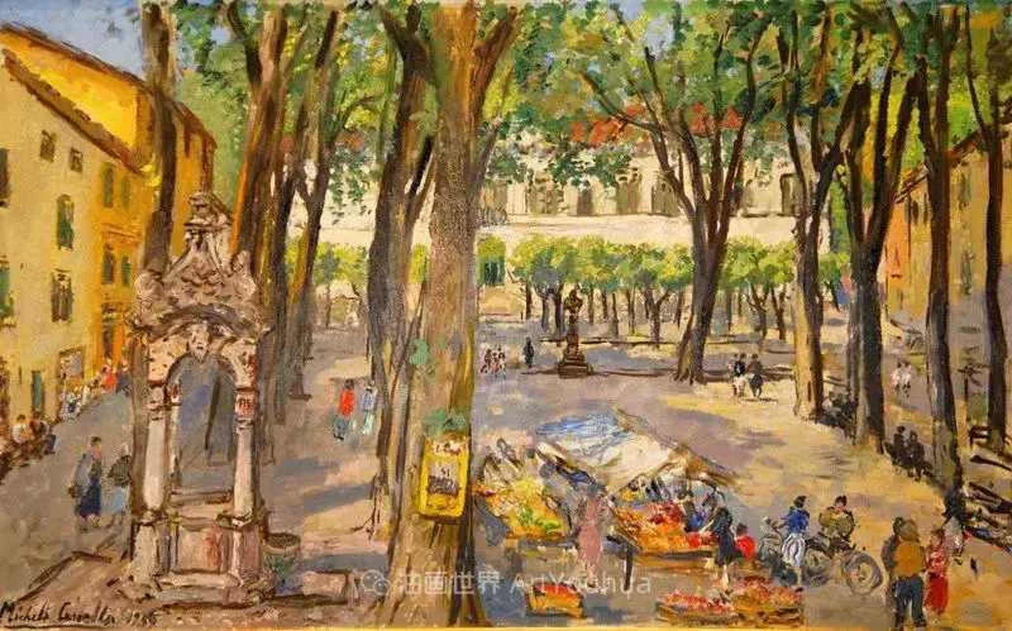 意大利画家michele cascella米歇尔·卡斯切拉 676767 #绘画