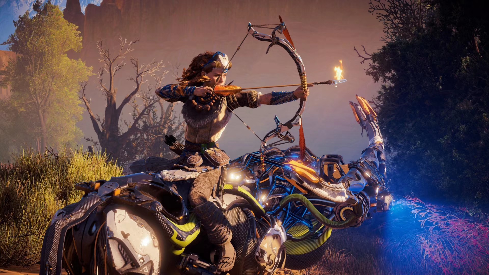 《地平线:零之曙光》游戏中美丽景色瞬间,你喜欢吗