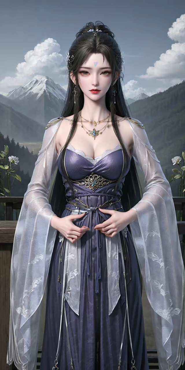 ai壁纸 | 完美世界-清漪 照片来源于网络#ai助手创作季