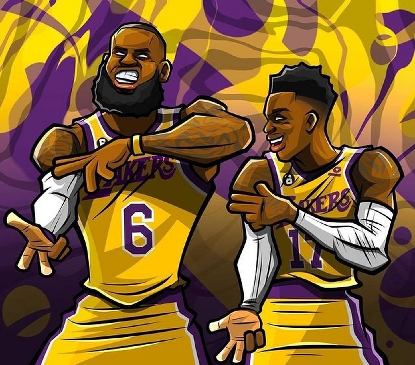 恭喜湖人拿下了第一场,避免被横扫 的结局!