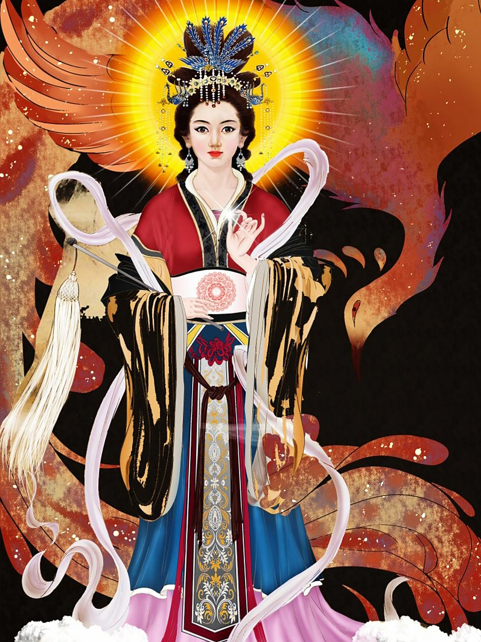 传统文化 / 碧霞元君,即天仙玉女泰山碧霞元君,俗称