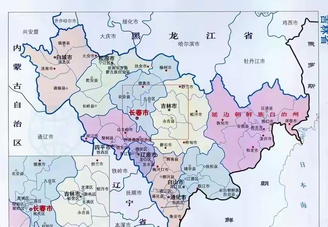 吉林省行政区划调整建议