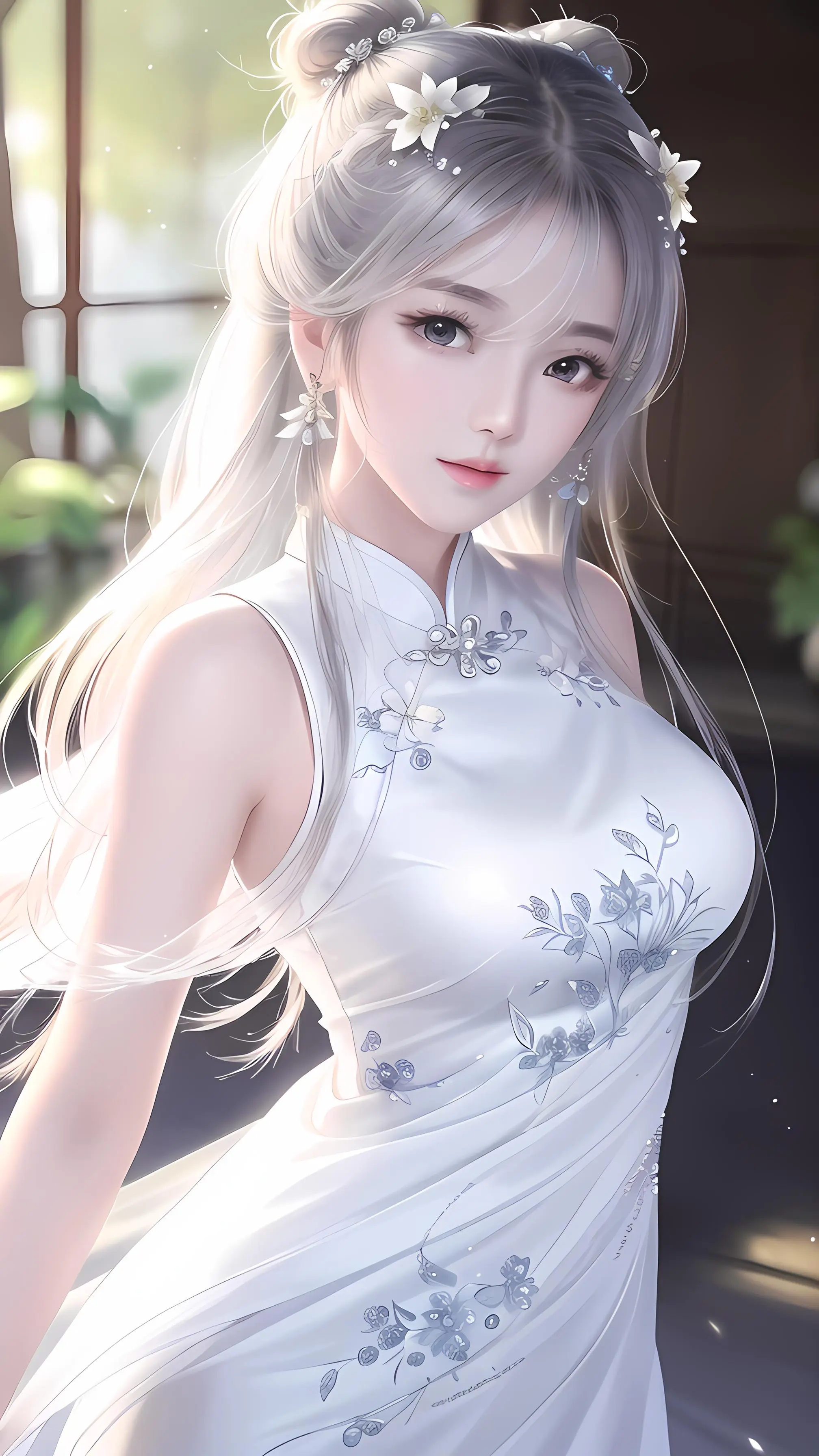 二次元照片完美少女图片