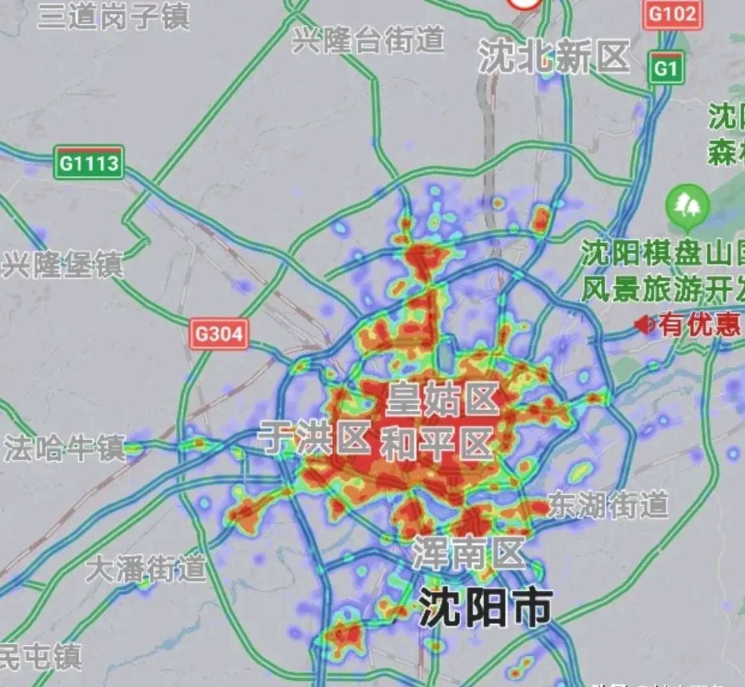 北京外卖区域热力图图片