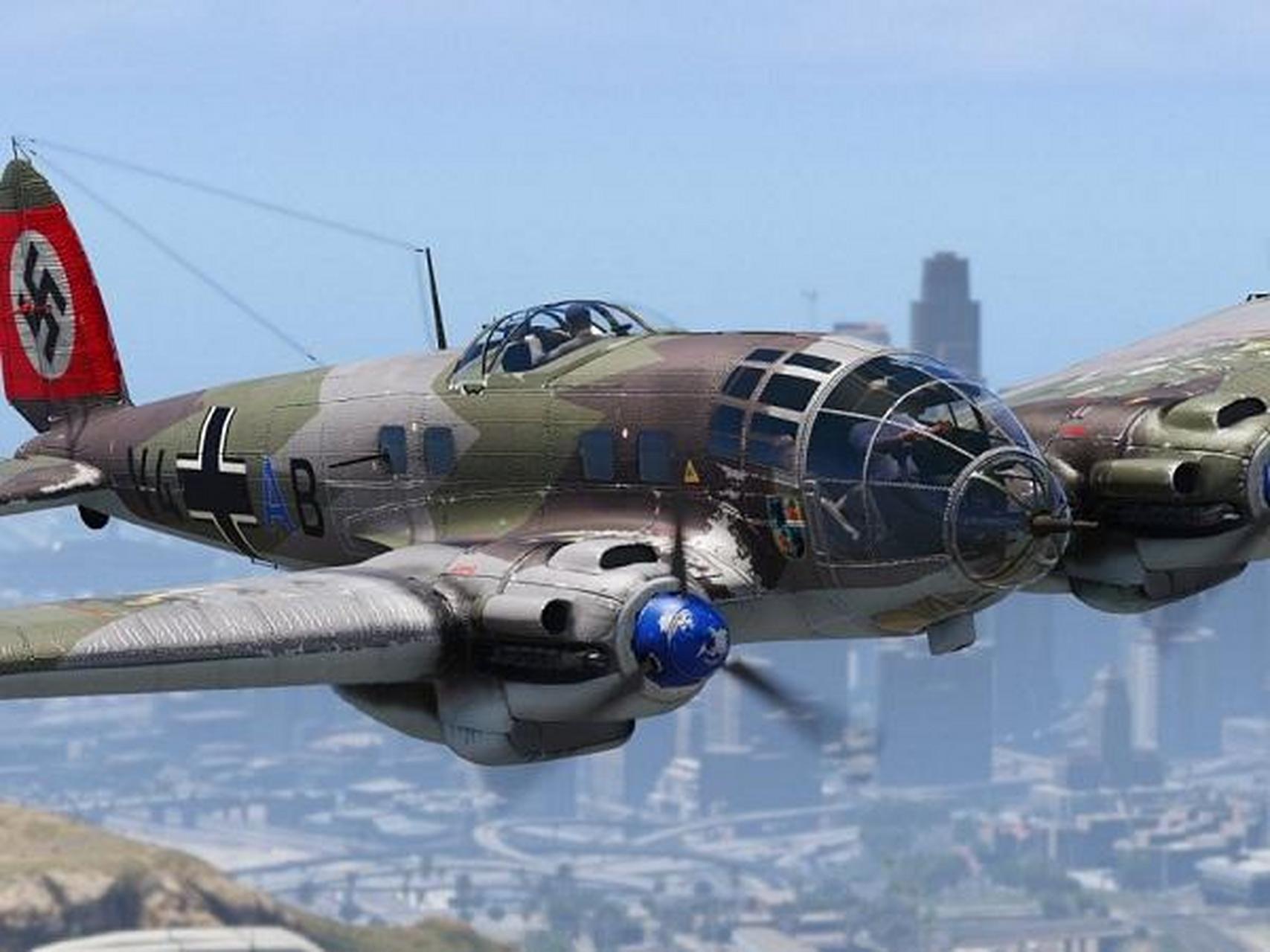 亨克尔he-111中型轰炸机,德国空军在二战爆发前拥有800架,占其轰炸机