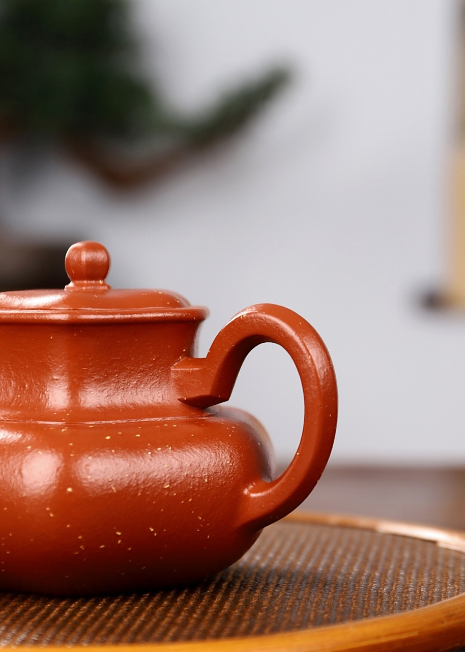 高工耿浩代表作品【萍聚】 赤龙焕彩朱砂泥泥,320cc 耿浩老师成名代表