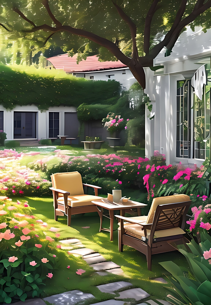 插画# 择一小院,闲时客来煮茗,无事澄心静坐.