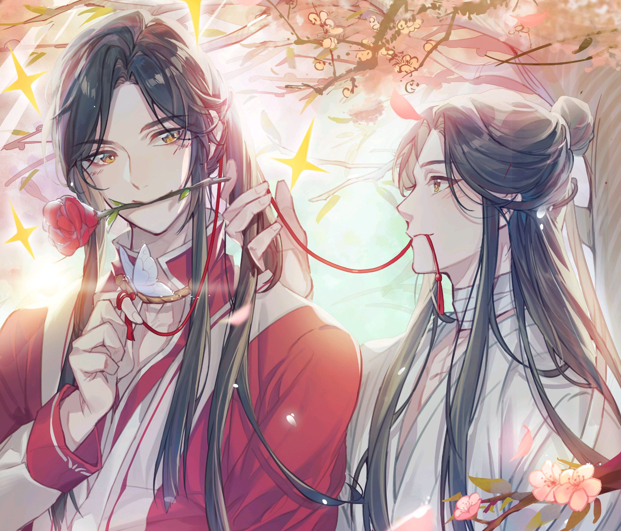 《天官赐福》中谢怜也曾有过一段自卑的时间,所幸遇见了花城