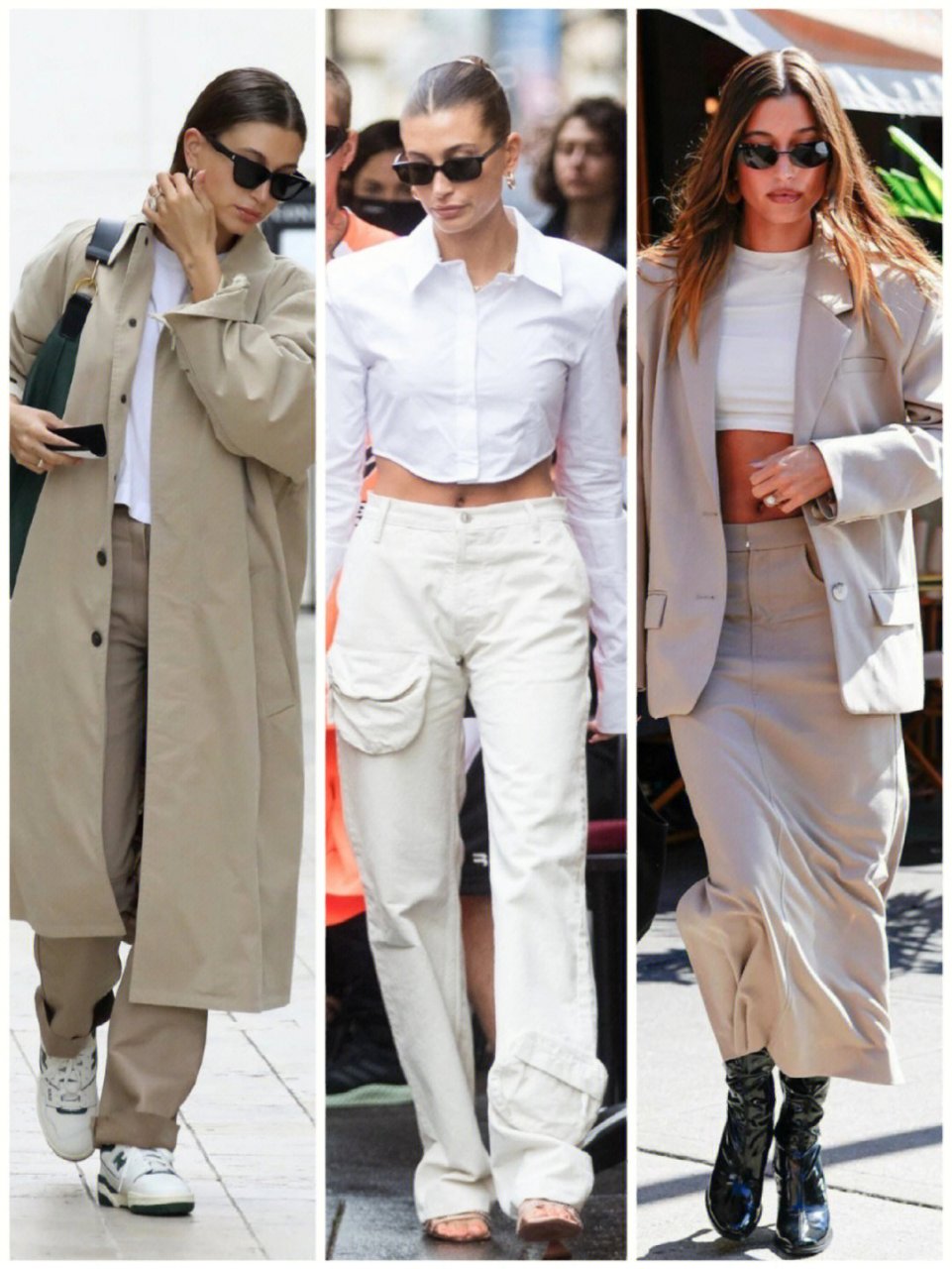 hailey秋冬私服穿搭 墨镜是很好的时尚单品 #百家号星火计划