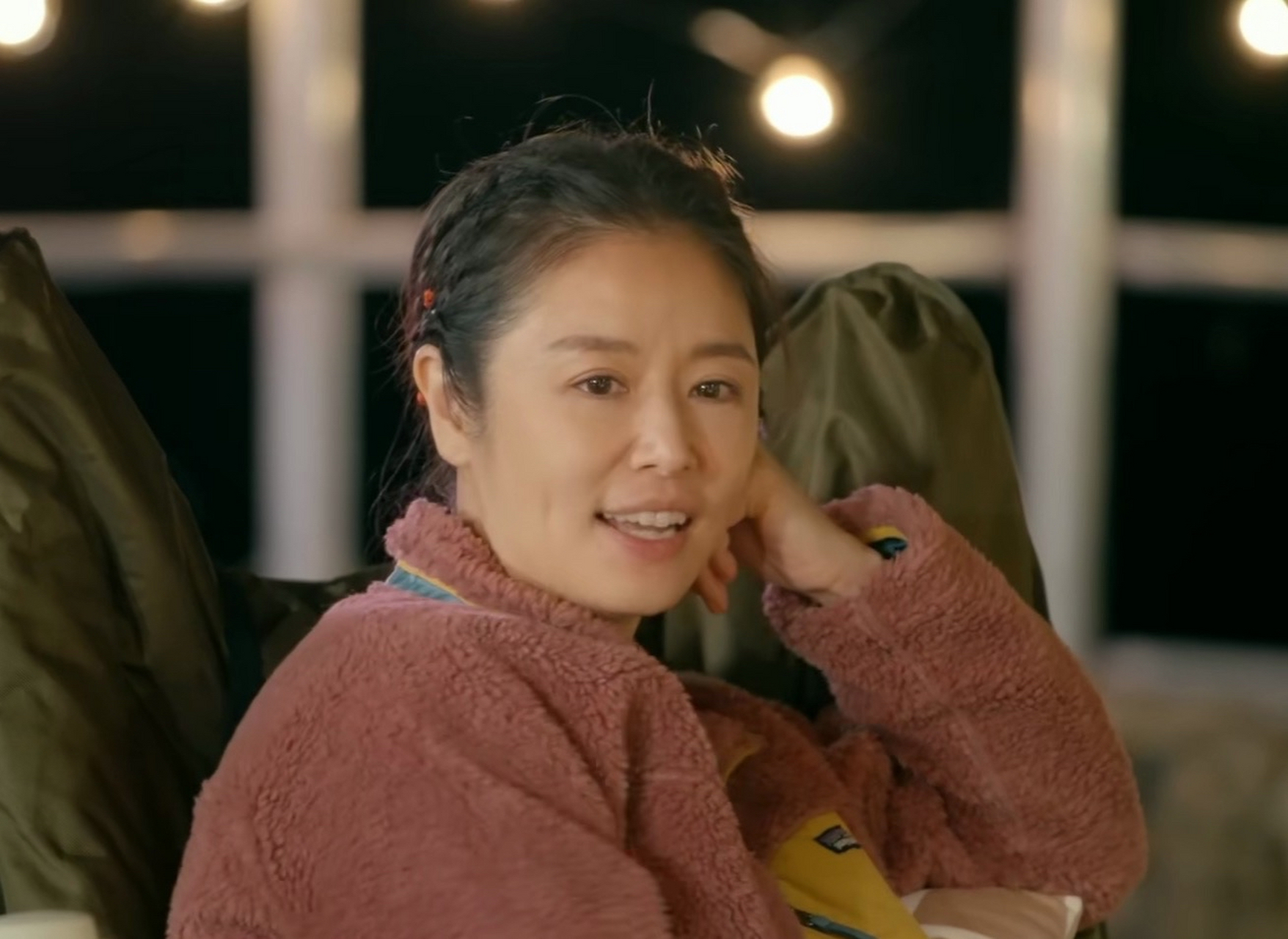 47岁林心如亮相台湾本土综艺《光露营就很忙了》.