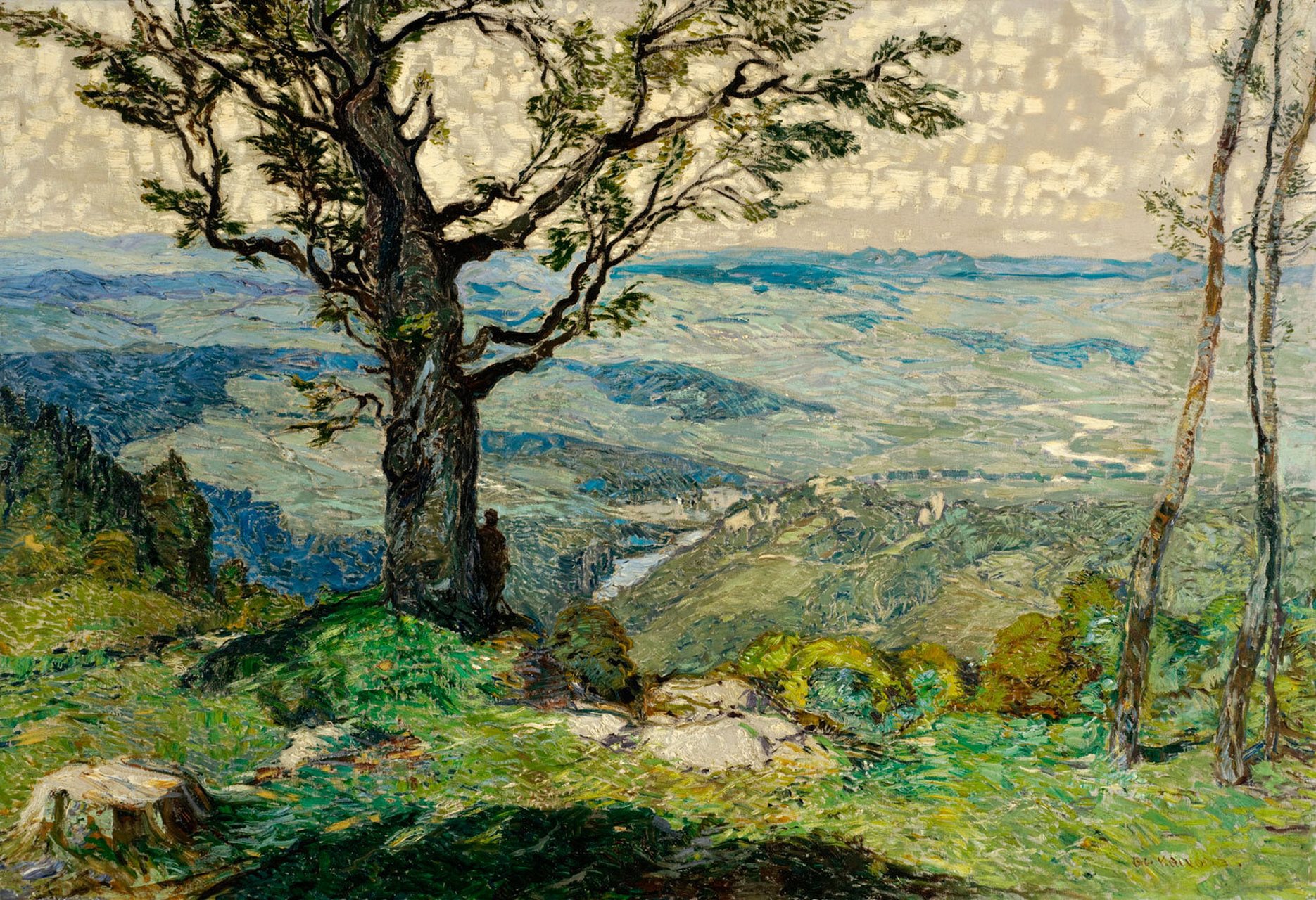捷克风景画家alois kalvoda (1875 – 1934).
