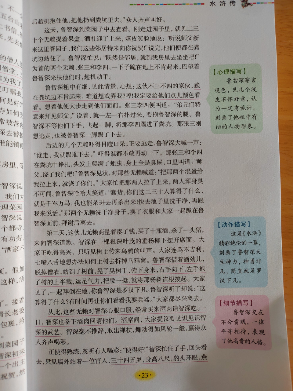 倒拔垂杨柳故事100字图片