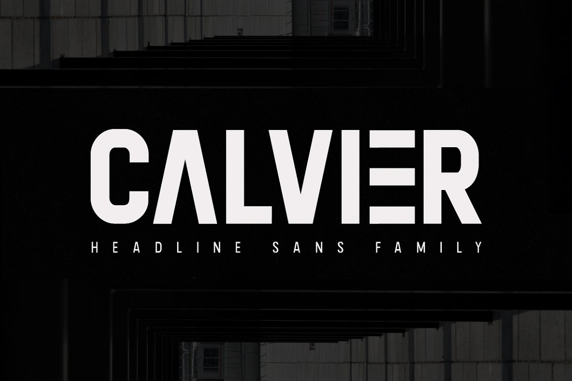 Calvier–Headline Sans Family