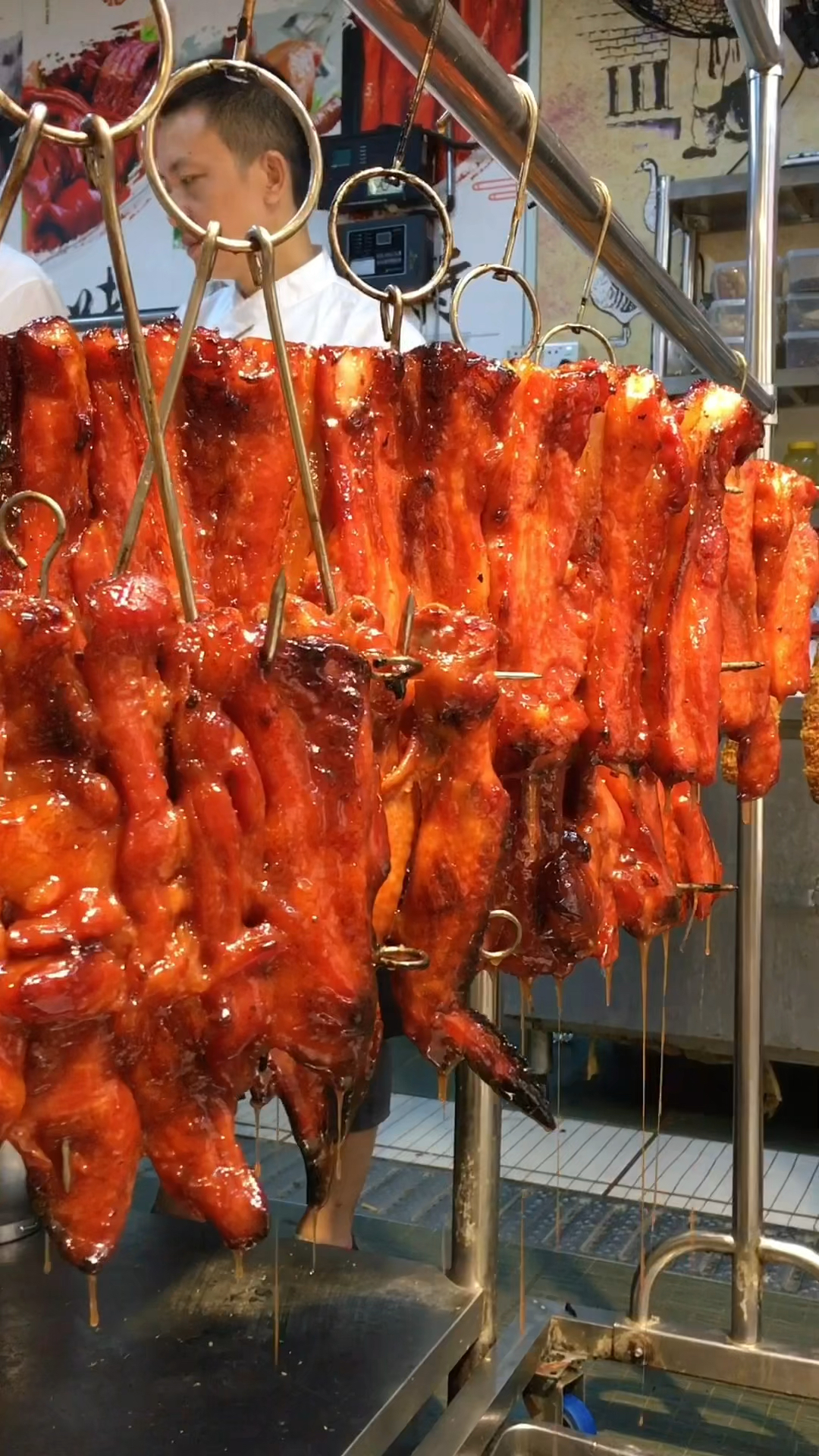 港式蜜汁叉烧肉的制作流程,学员亲自动手操作!