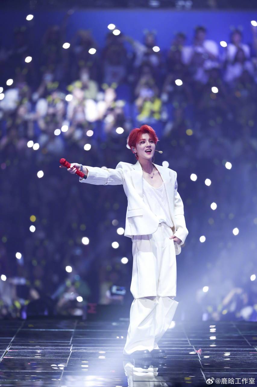 鹿晗 归国四子 顶流上的王者 鹿晗的三巡演唱会令人窒息 现场一片黄色