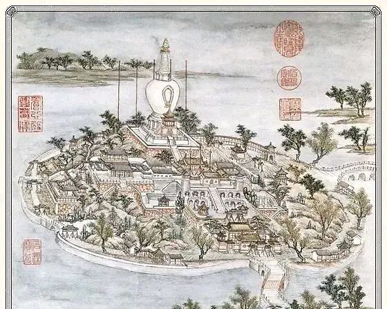 诗,书,画皆绝的明初画坛巨匠王绂名作《燕京八景图》欣赏