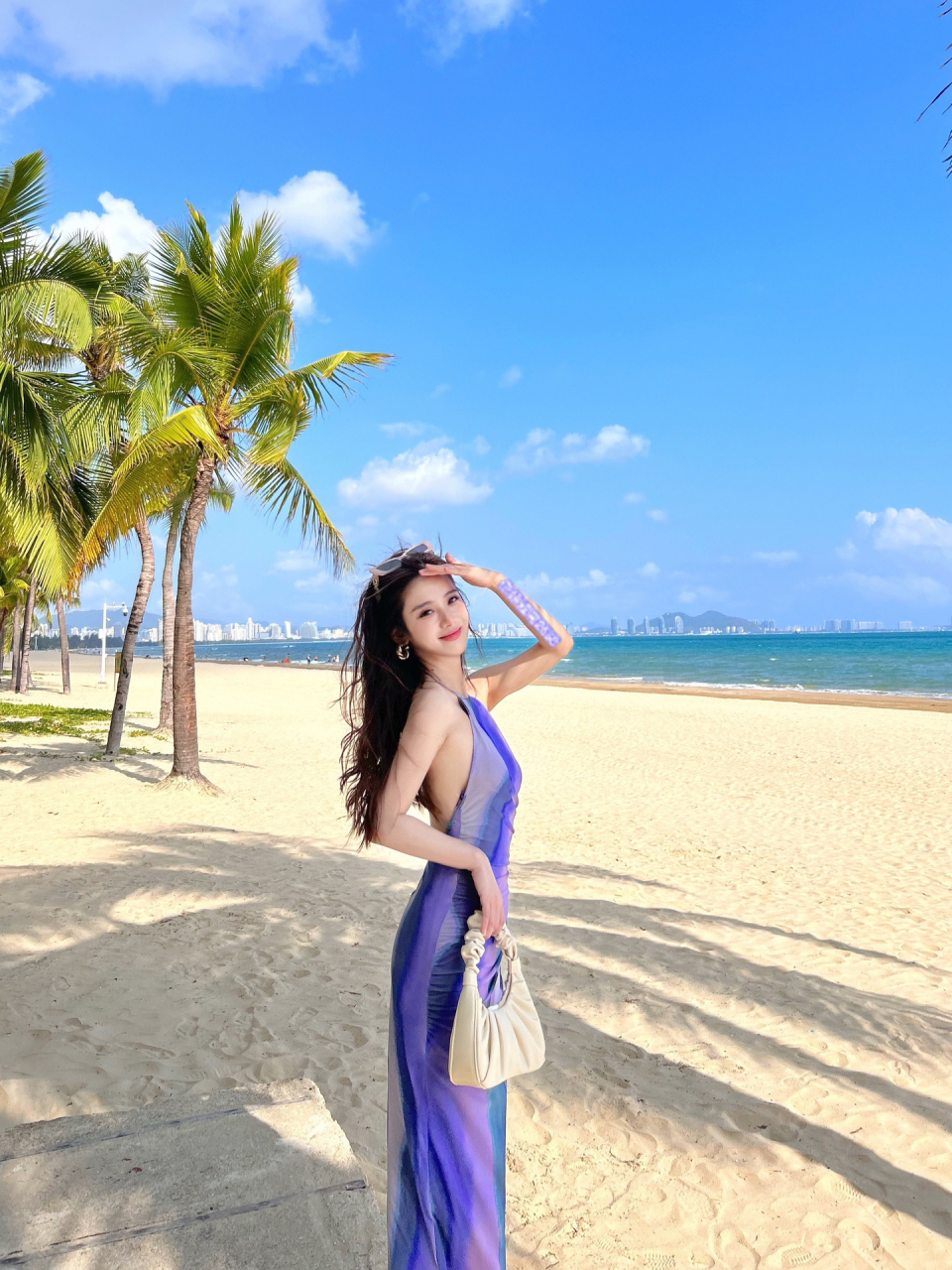 韩国比基尼遮副乳吊带长裙#美女# #比基尼美女