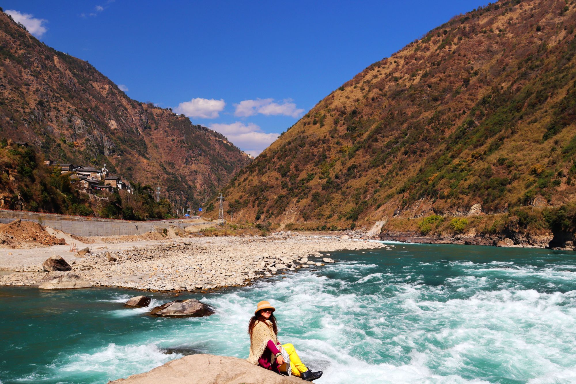 春节游怒江美景～金满银滩
