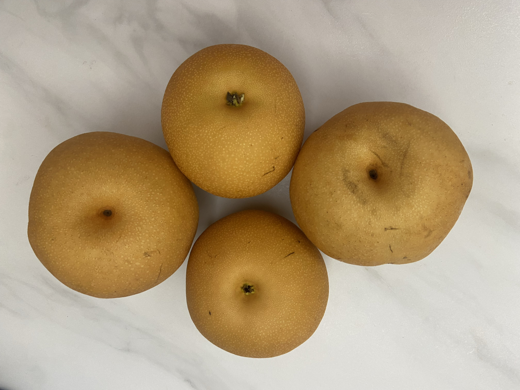 丰水梨基本看不出花蒂; 果核:秋月梨目前种子很小,果核偏小.