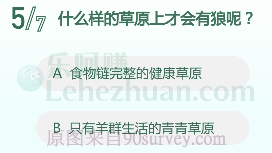 食物链完整的健康草原上才会有狼 食物链完整的健康草原上才会有狼