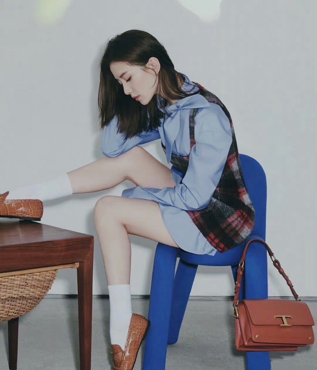 刘诗诗跳过芭蕾的腿就是美啊