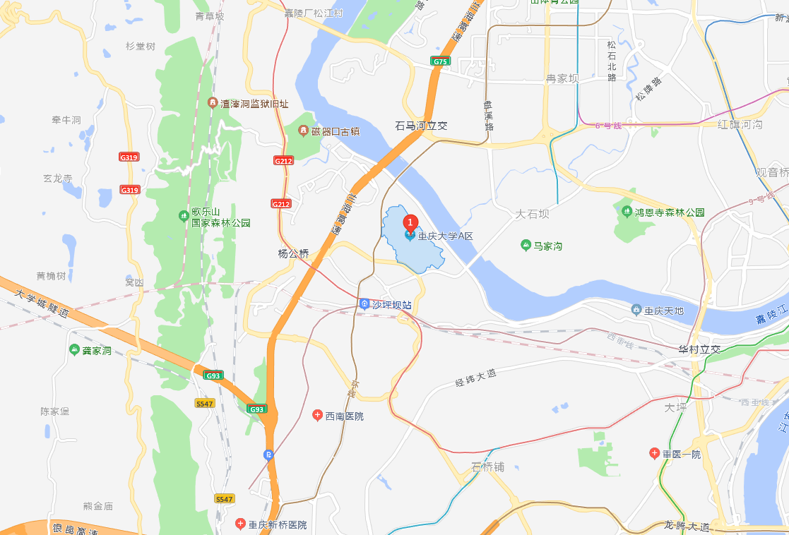 重庆大学在哪里?