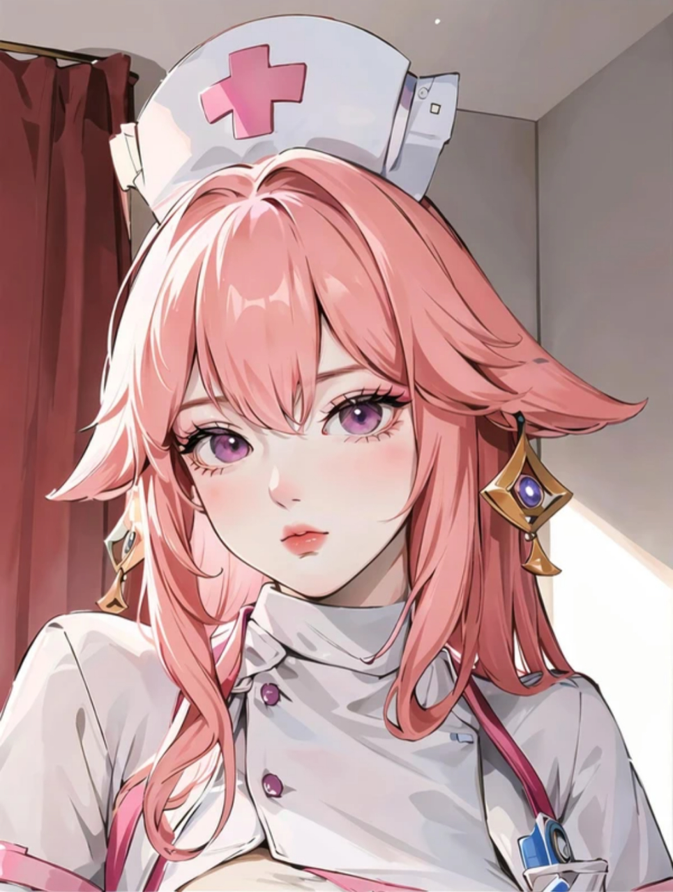 二次元#  医生,我住院这段时间 麻烦安排八重神子照顾我