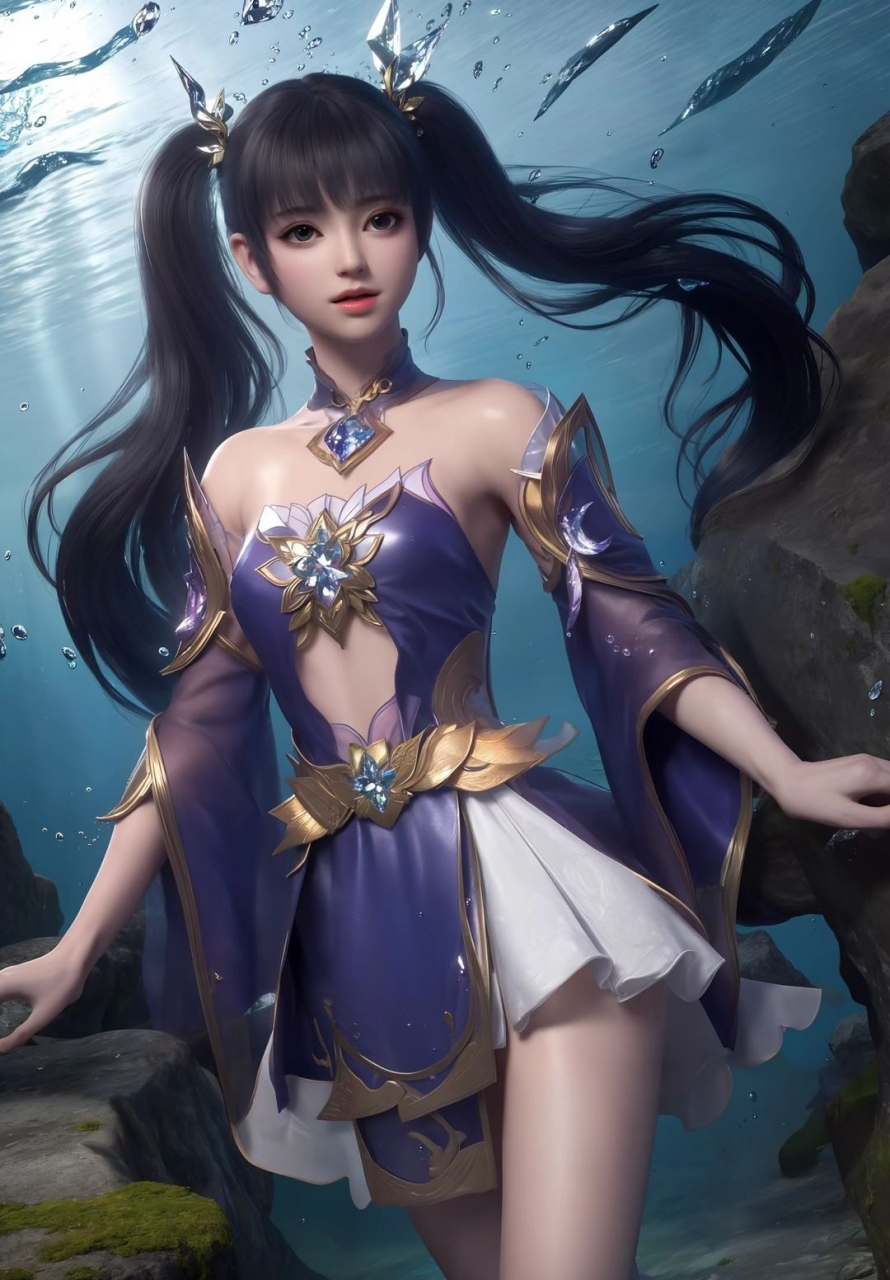 ai绘画:斗破苍穹紫妍高清壁纸.