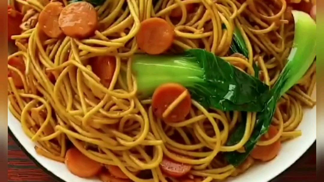 家庭版美味炒面,简单易学,口味绝佳