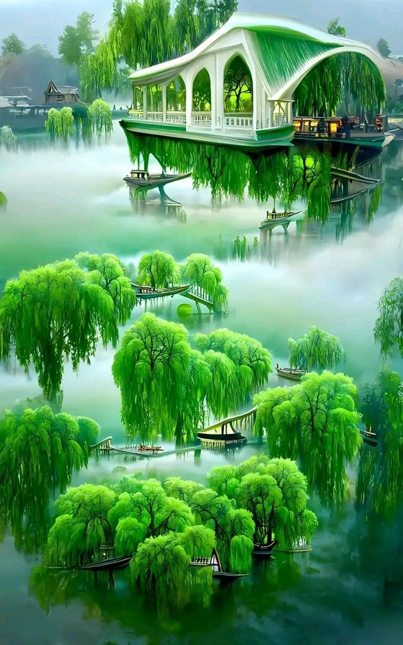 漂亮的绿色仙境#摄影# #中国美景大赏