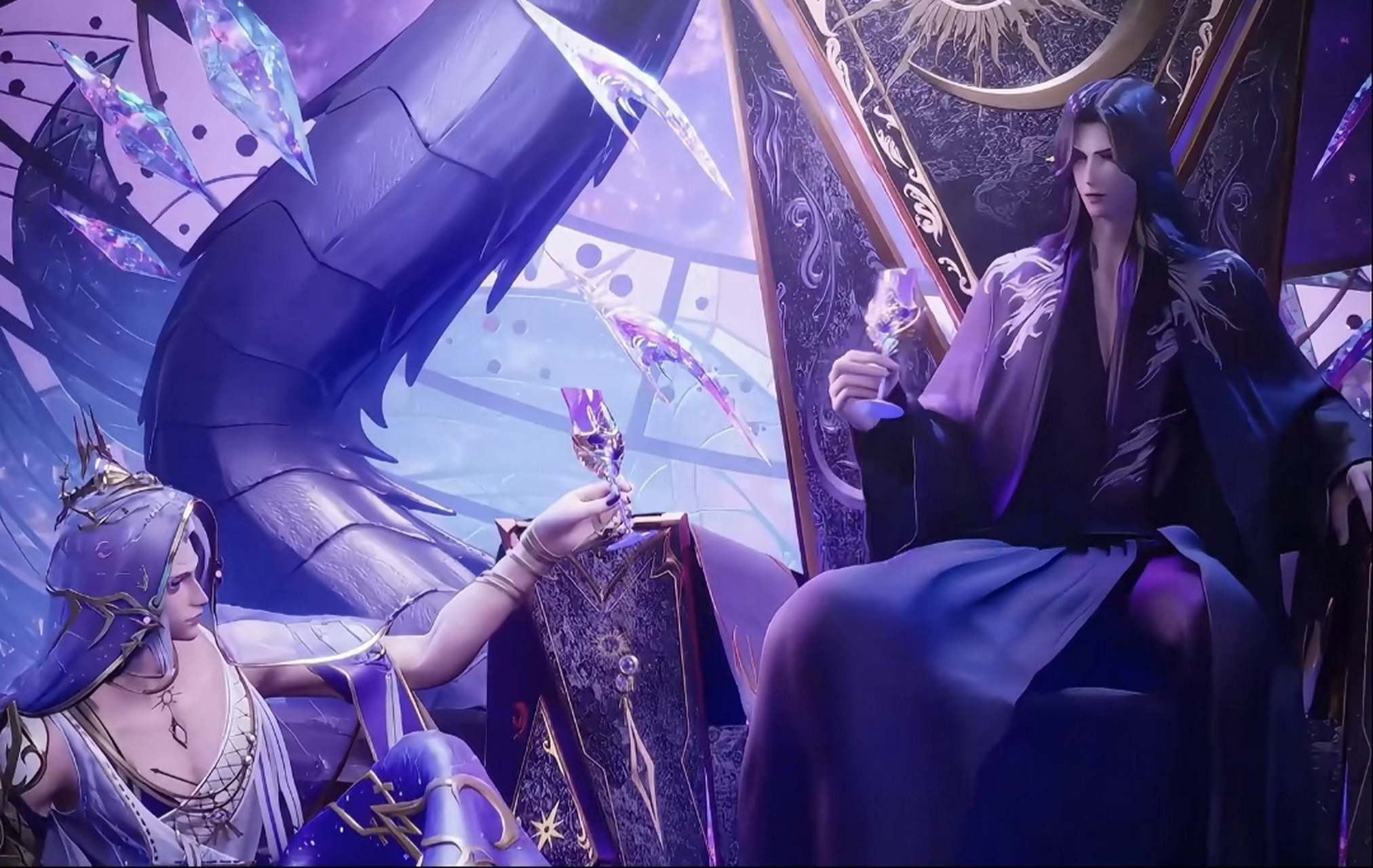 "外孙,咱这样不合适吧!" #神印王座动漫# #魔神皇枫秀