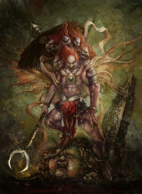 模型欣赏:西游记《战九头虫》