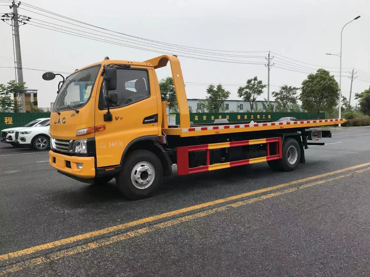 江淮骏铃v7清障车