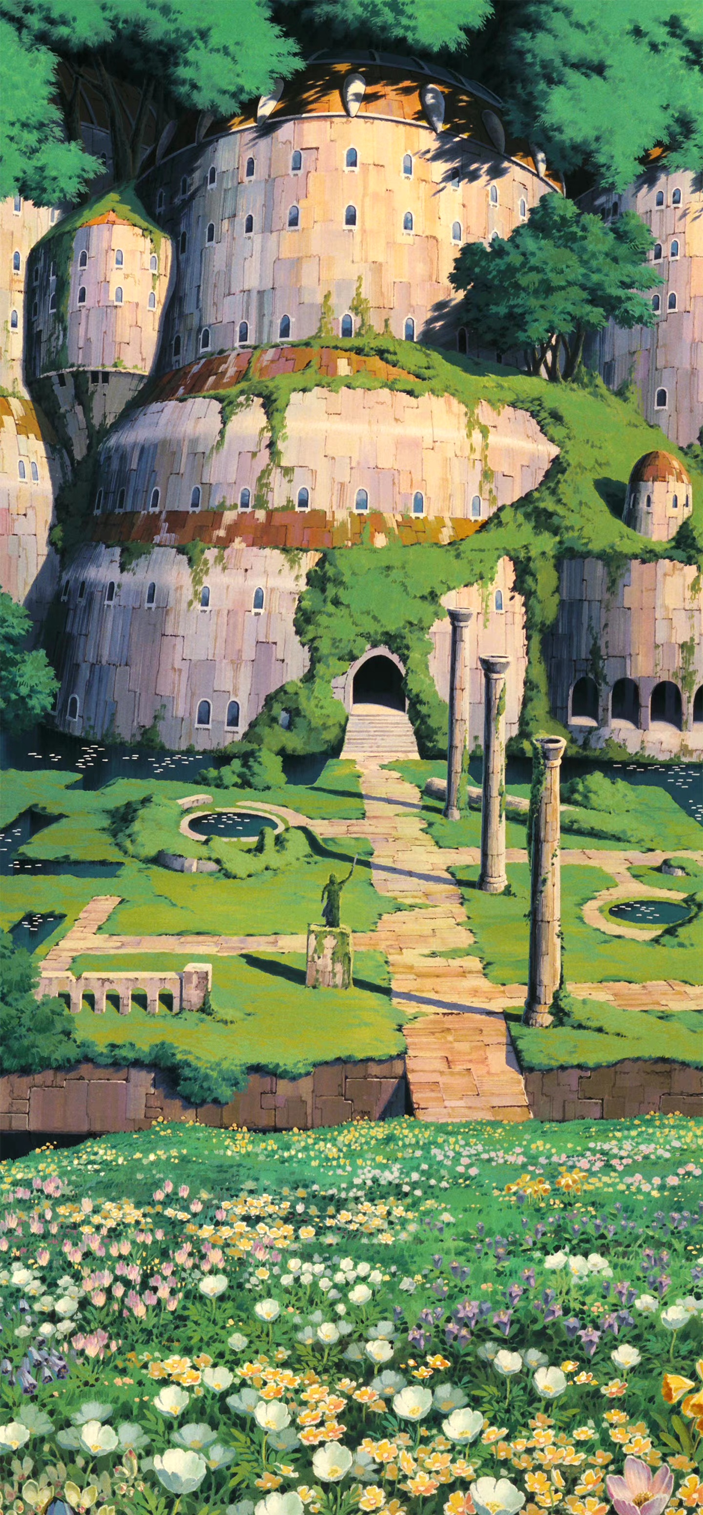 宫崎骏动画电影《天空之城》插画欣赏