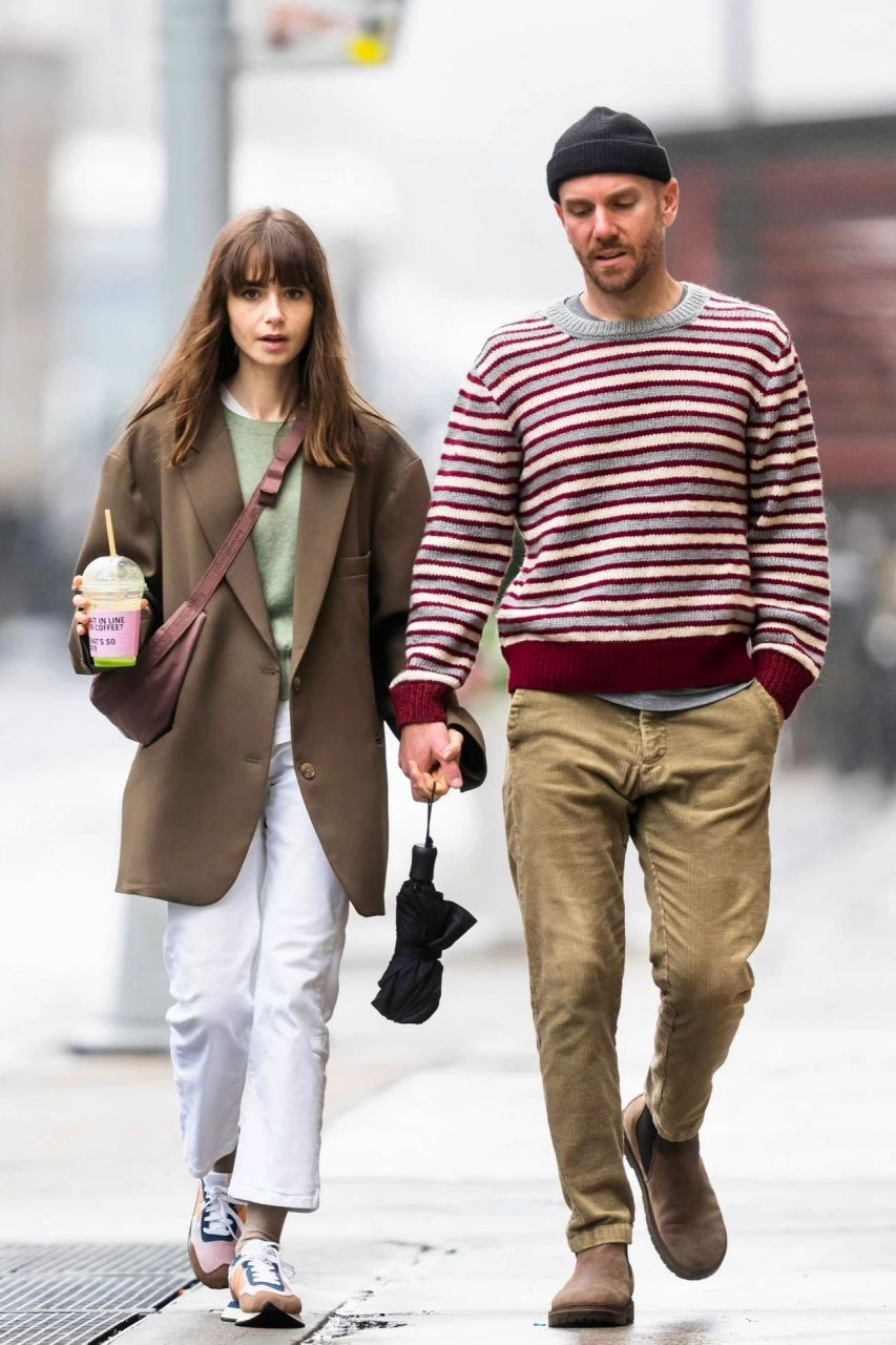 明星街拍|lily collins|||#欧美[话题]# #好莱坞[话题]# #女明星[话题