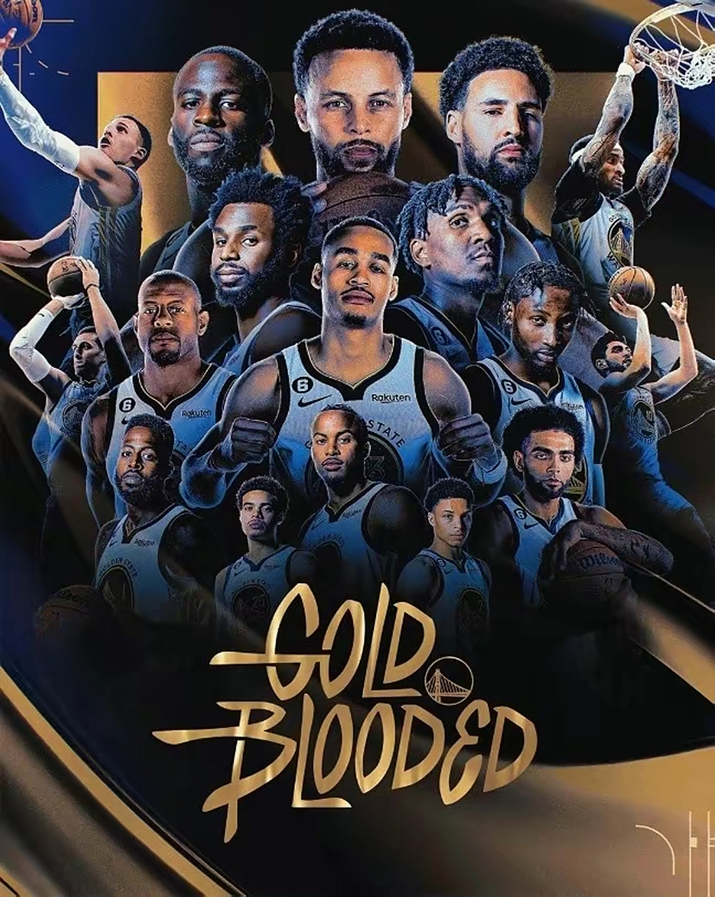 勇士季后赛海报:我们为之努力的一切就在眼前!