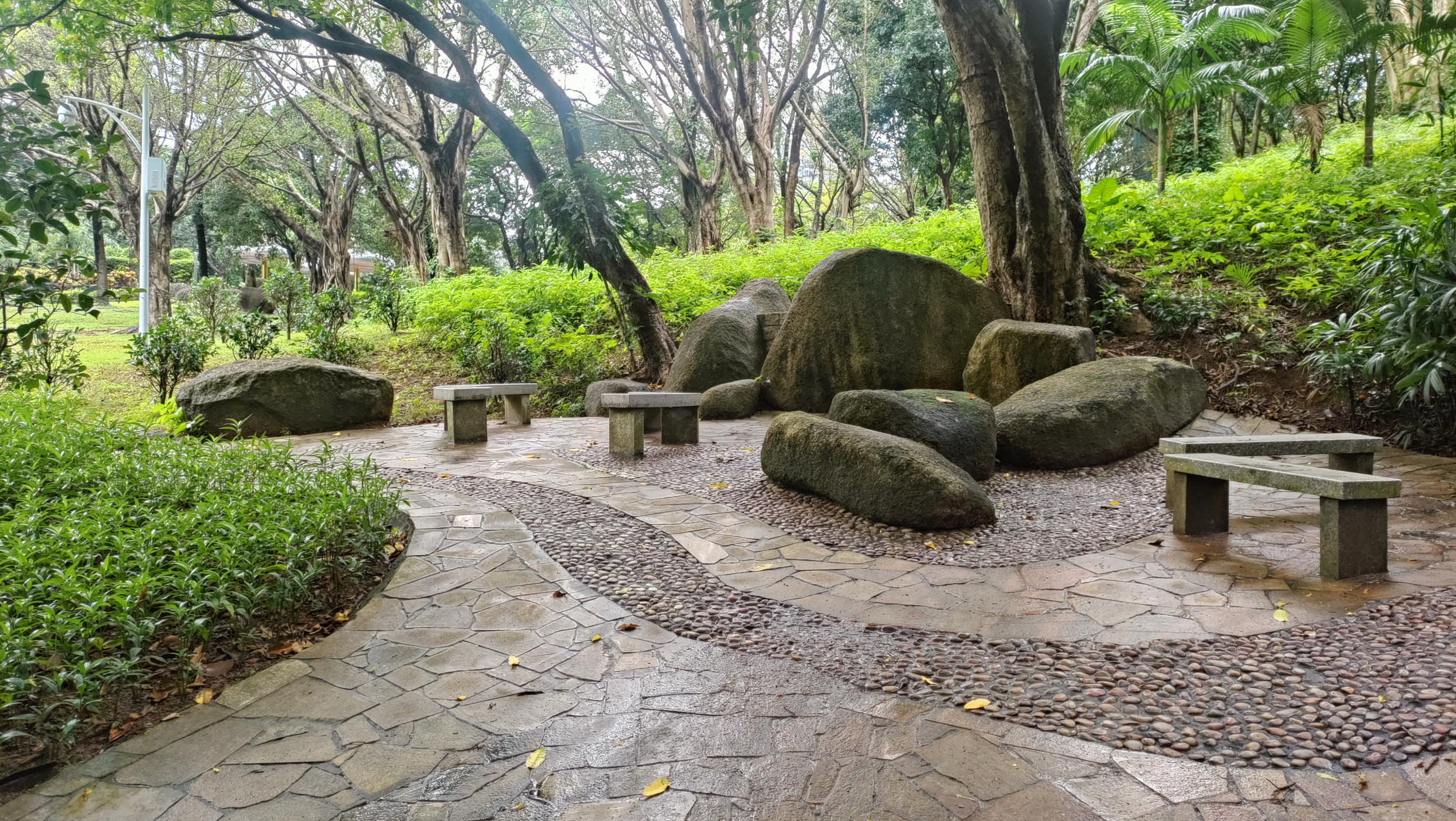 深圳盐田区沙头角海山公园风光