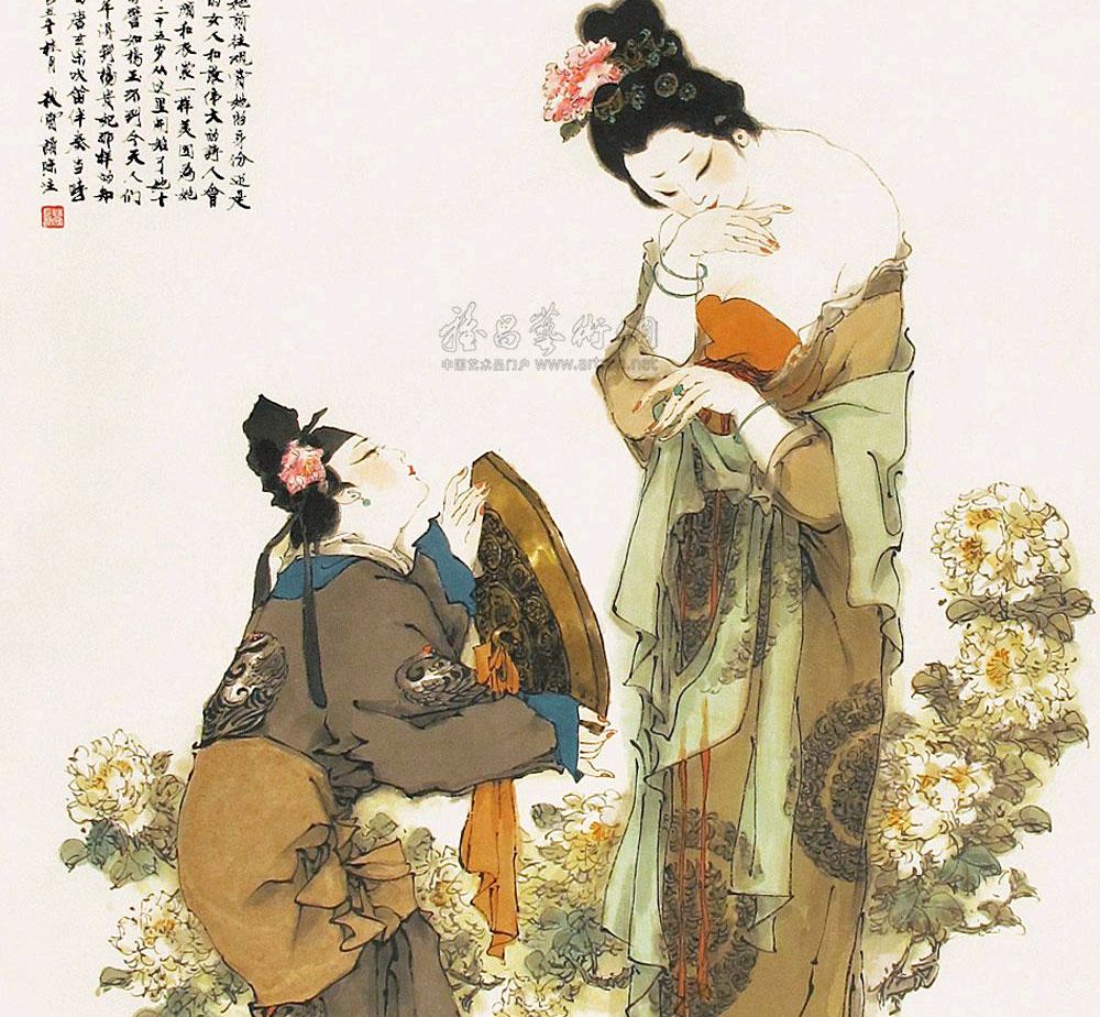 李白遇见杨贵妃,见色起意又起诗,留下千年风流句