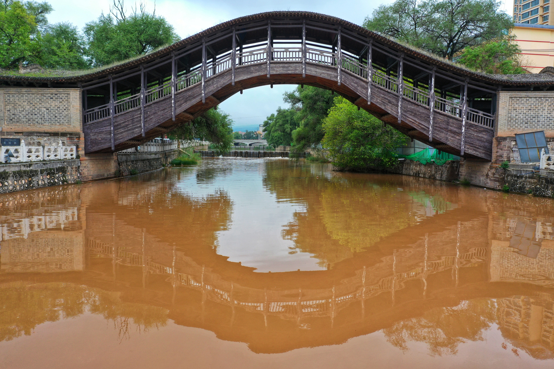 渭源灞陵桥.定西最有特色的古建筑.始建于明洪武初年.