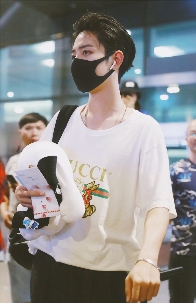 肖战的机场秀,风神俊逸,气度不凡 #肖战