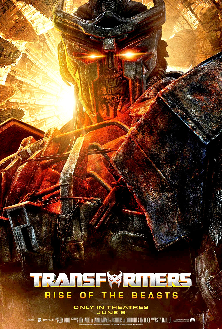 电影《变形金刚:超能勇士崛起》新角色海报发布:天灾;宇宙大帝配音