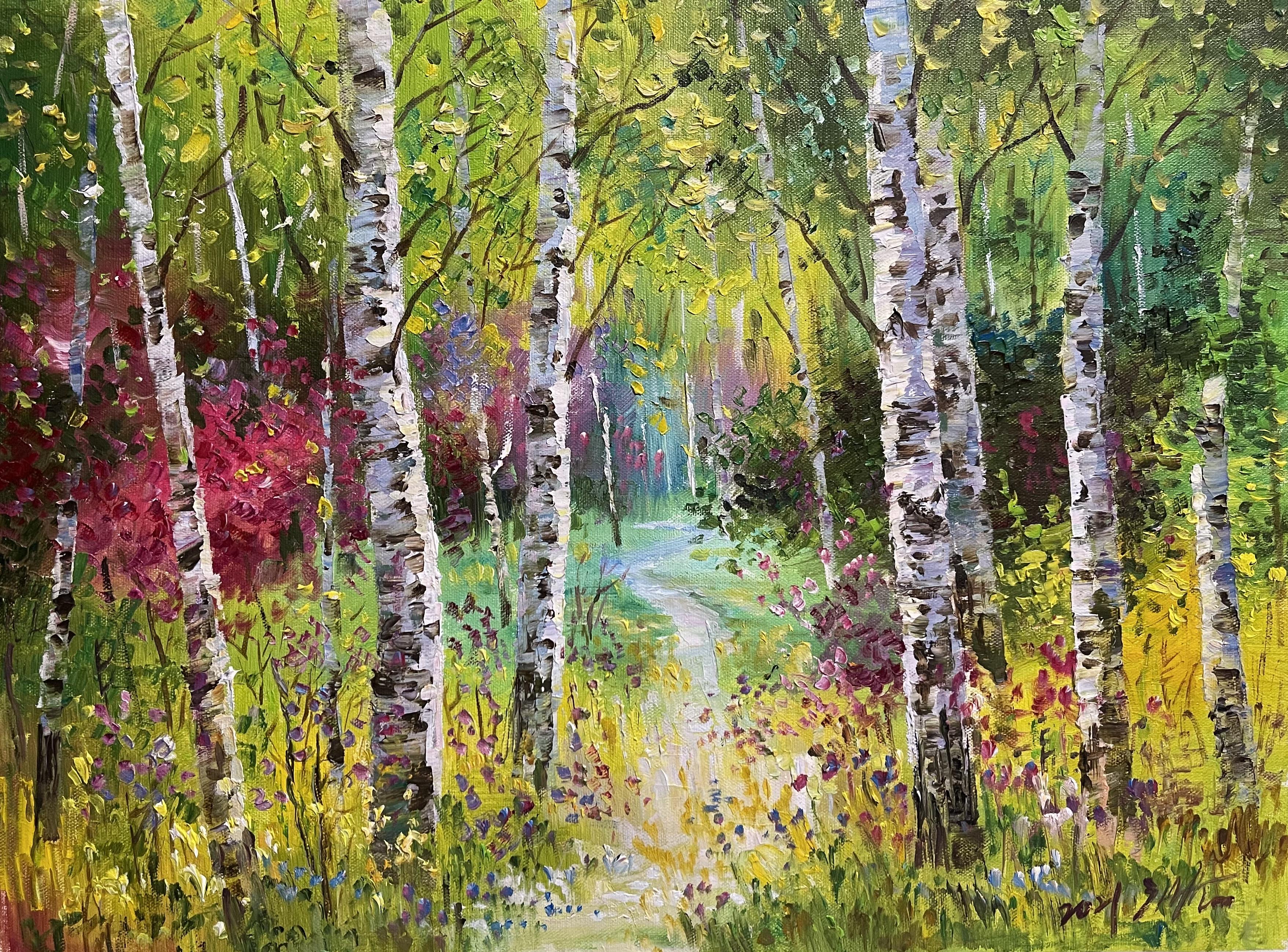 朝鲜油画53×35左右精品小油画