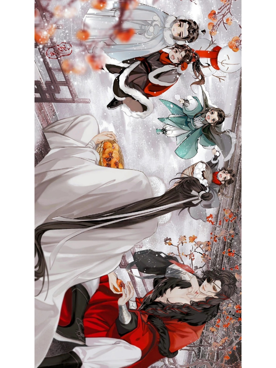 来一波墨香全家福#魔道祖师# #天官赐福#  #墨香家的儿子