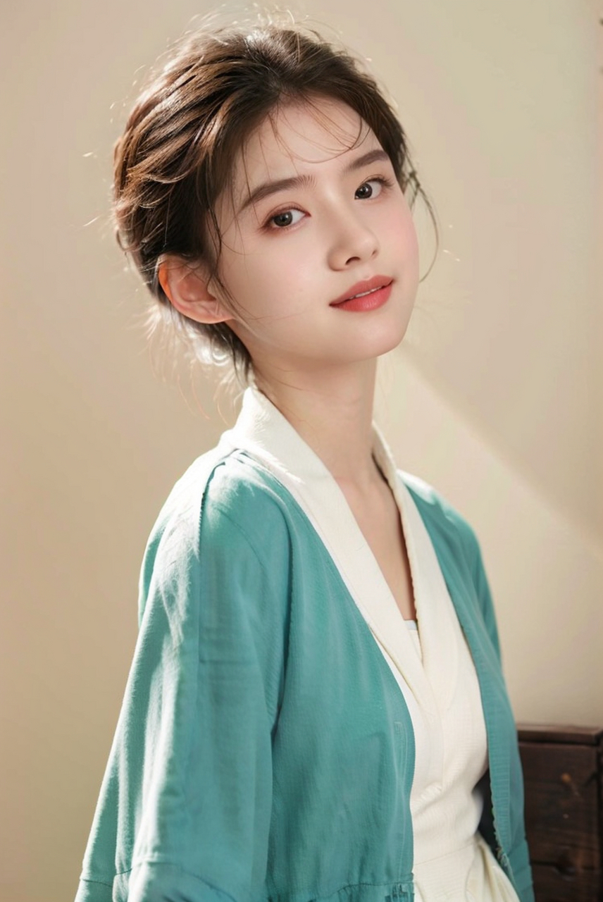 圆脸也可以很好看,美得风采动人的少女#美女# #养眼美女# #圆脸女神