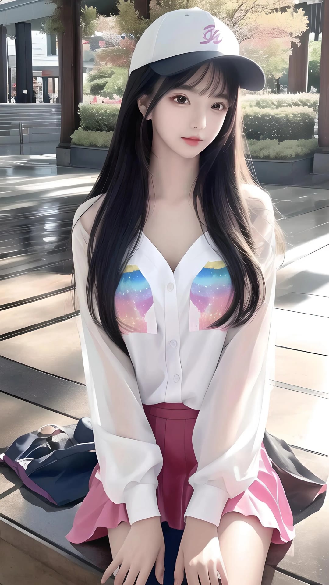 「美女写真」二次元ai美少女清纯甜美可爱写真!