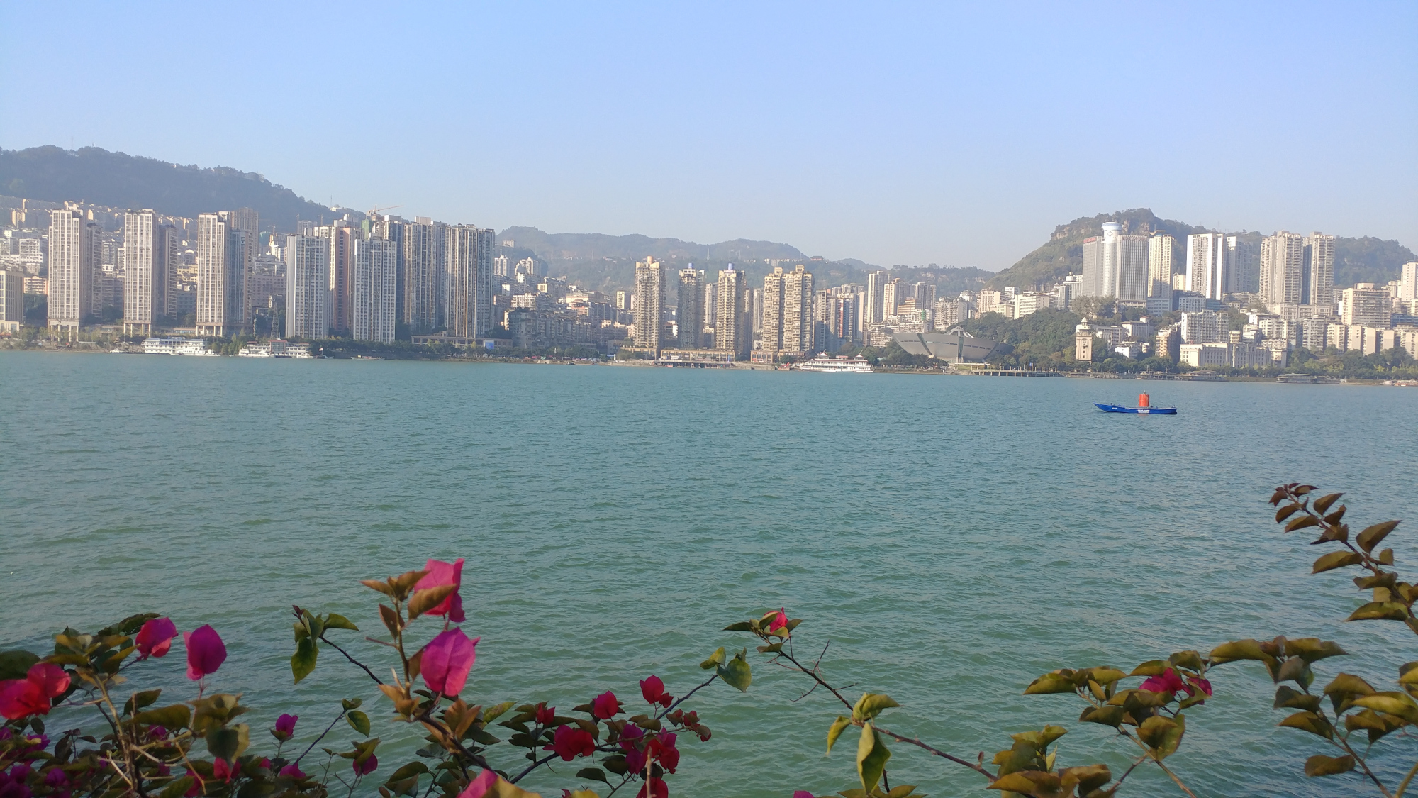 11月12日上午南滨公园看平湖万州